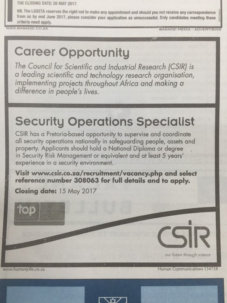 Thabiso_Dlamini's tweet photo. Security Operations Specialist #JobSeekersWednesday https://t.co/sEzAKQKBQ6