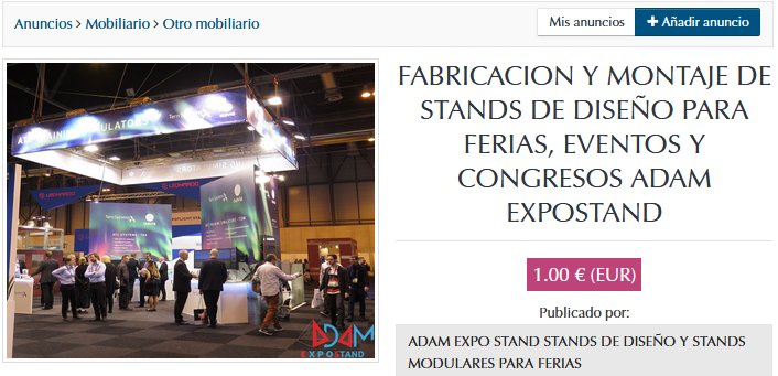 negotiumsES's tweet photo. Fabricacion y montaje de #stands de diseño con @AdamExpoStand  ¡Consúltales! 

Visita su Anuncio en Negotiums: https://t.co/6IYG9ebDQC https://t.co/m3VaiQCi7t
