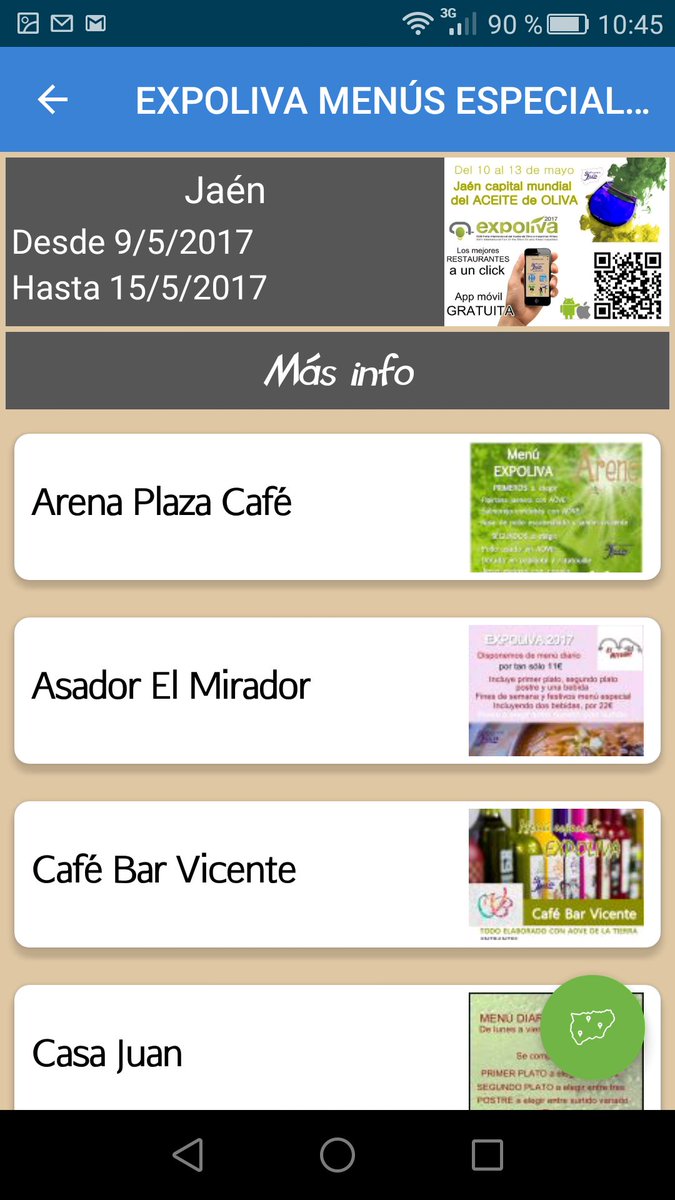 GastronomiaJaen's tweet photo. Para comer con calidad y con menús especiales #Expoliva https://t.co/4yyybve5gI los mejores establecimientos de #Jaén capital. https://t.co/JbhtEkRDRj