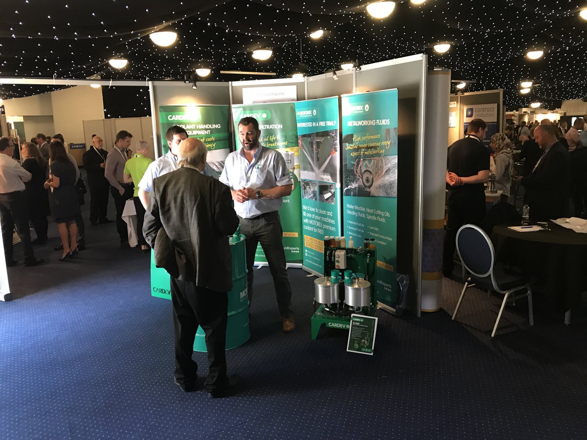Lots of activity so far at @madeinyorks #MIYEXPO17 - Stand 61
#ETLFE #Oil #Filtration #Coolant #recycling #cleaning #manufacturedyorkshire