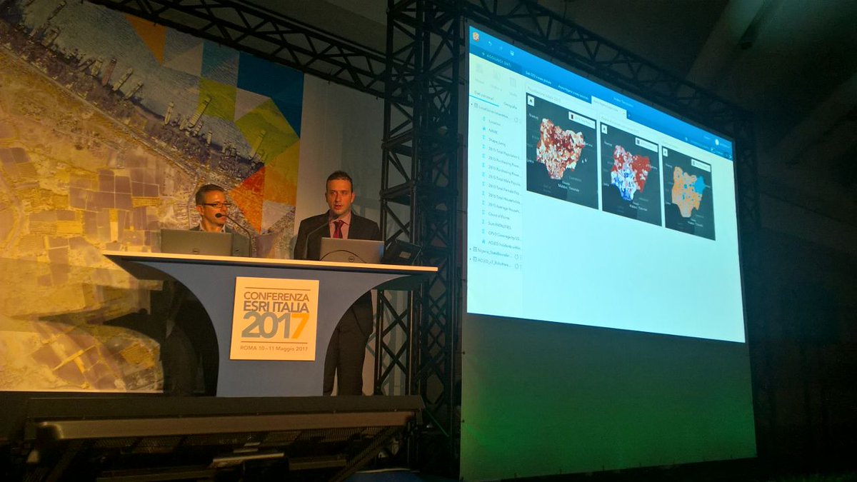 Esriitalia's tweet photo. Marco Mazzolena #ArcGISonline #innovation #3D #smartmapping #dynamiclegends #esriitalialive #conesri2017 #thescienceofwhere https://t.co/4VqO3TzVxM