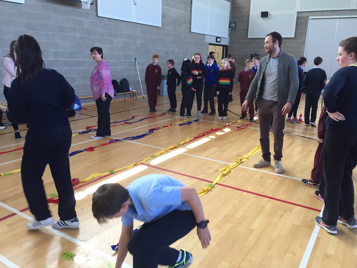 NCCAie's tweet photo. And they're off!! Over 100 primary school children celebrate mathematics at the Flagway jamboree in Kildare #Mathsweek2016 https://t.co/uOH68Drhjg