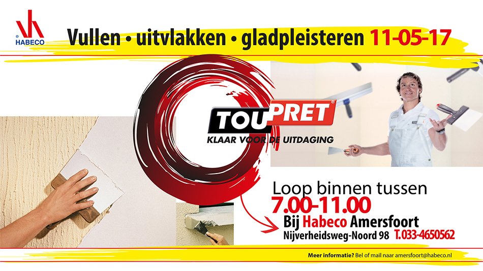 11-05 van 7 tot 11 met <a href="/ToupretNL/">ToupretNL</a> - #Vullen, #uitvlakken en #gladpleisteren. Gericht op #ondergronden die de #schilder #dagelijks tegenkomt