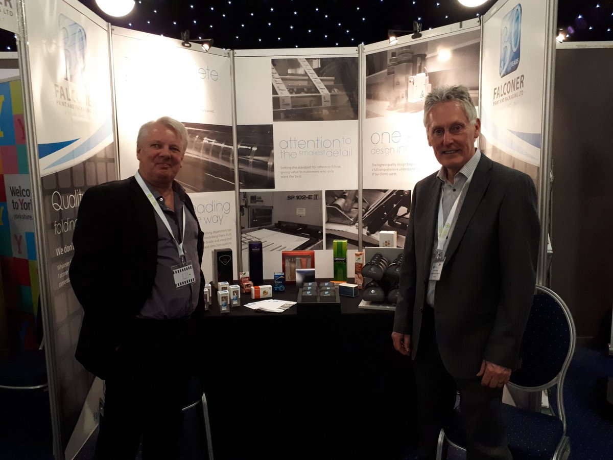 Really great to see Silver members @Falconer_Print on Stand 10 at #MIYEXPO17 - Pop along and see what they can do