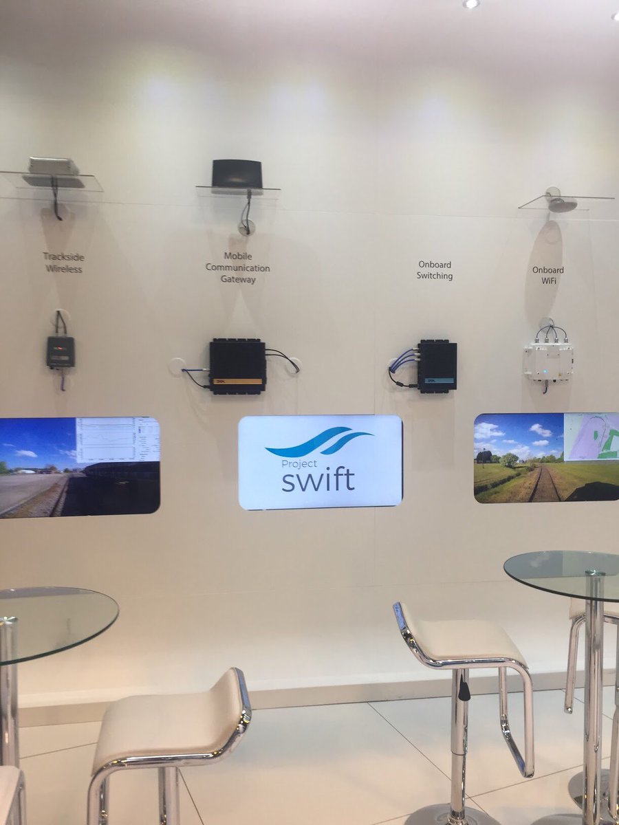 klasgroup's tweet image. Visit us at #Railtex2017 in M85 today &amp;amp; tomorrow to learn about super fast Wi-Fi for passengers...even in tunnels! @CiscoUKI #projectSWIFT
