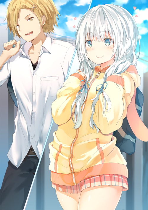 ｍｆ文庫ｊ編集部 毎月２５日発売 在 Twitter 上 絶好調 の新シリーズ 可愛ければ変態でも好きになってくれますか ２巻が５月２５日発売です 本日も口絵イラストを１枚ご紹介 主人公の親友 ロリコンの翔馬と新キャラ ちびっこの鳳小春ちゃんの二人