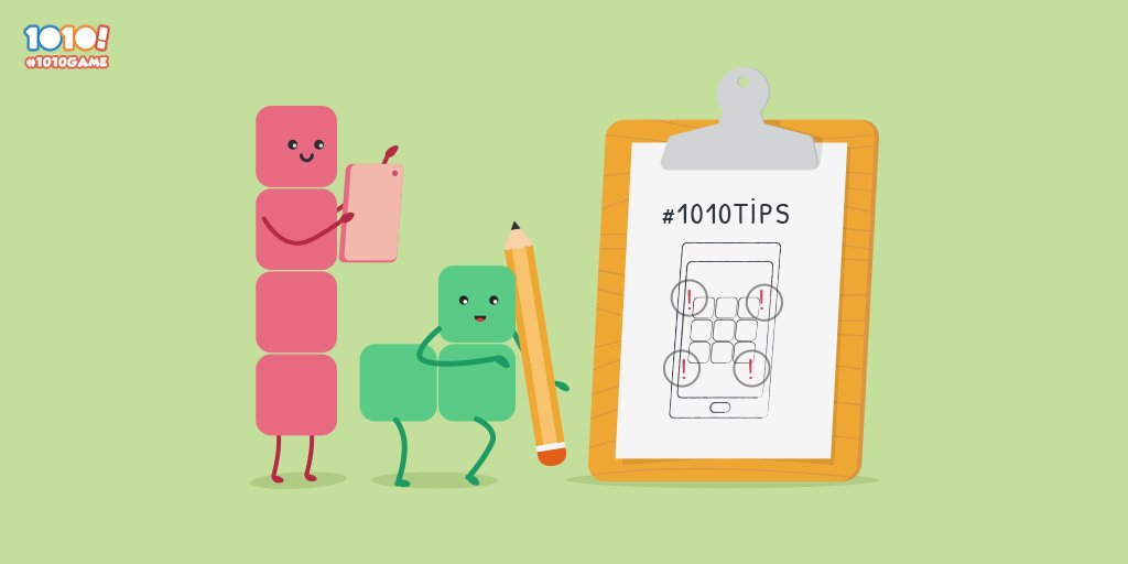 1010Game's tweet image. #1010Tips
Corners are the hardest part of 1010! And it can trap you early on! Don’t forget to pay attention to the corners!