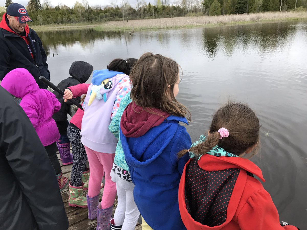 Very fortunate to have access to the <a href="/HRFrinkCentre/">Frink Centre</a>! <a href="/TrentRiverPS/">TrentRiverPS</a> students learned about living things thriving in our Ontario ponds.