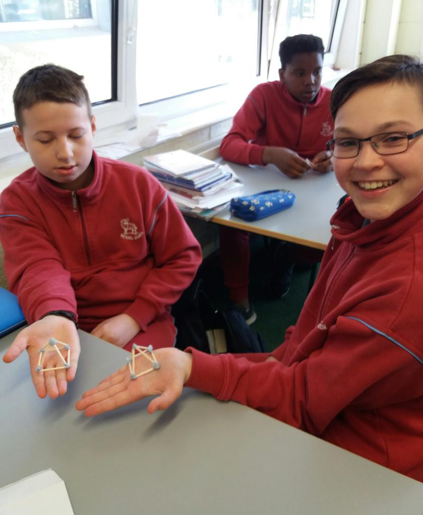 scoileoinboys's tweet photo. Construction during #Maths today in
@scoileoinboys #6thClass #squarebasedpyramids #octahedrons @mathsweek @PDSTNumeracy @Maths_Eyes (1) https://t.co/eoOdjYuPkm