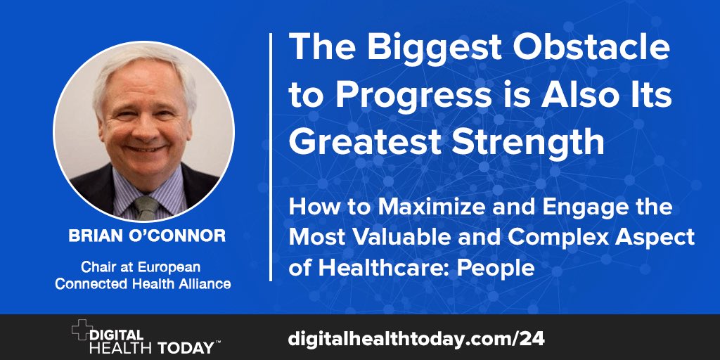 Global perspectives to drive implementation of #innovation in #health. Hear Brian O'Connor of ECHA bit.ly/dht-024 #eHealthWeek