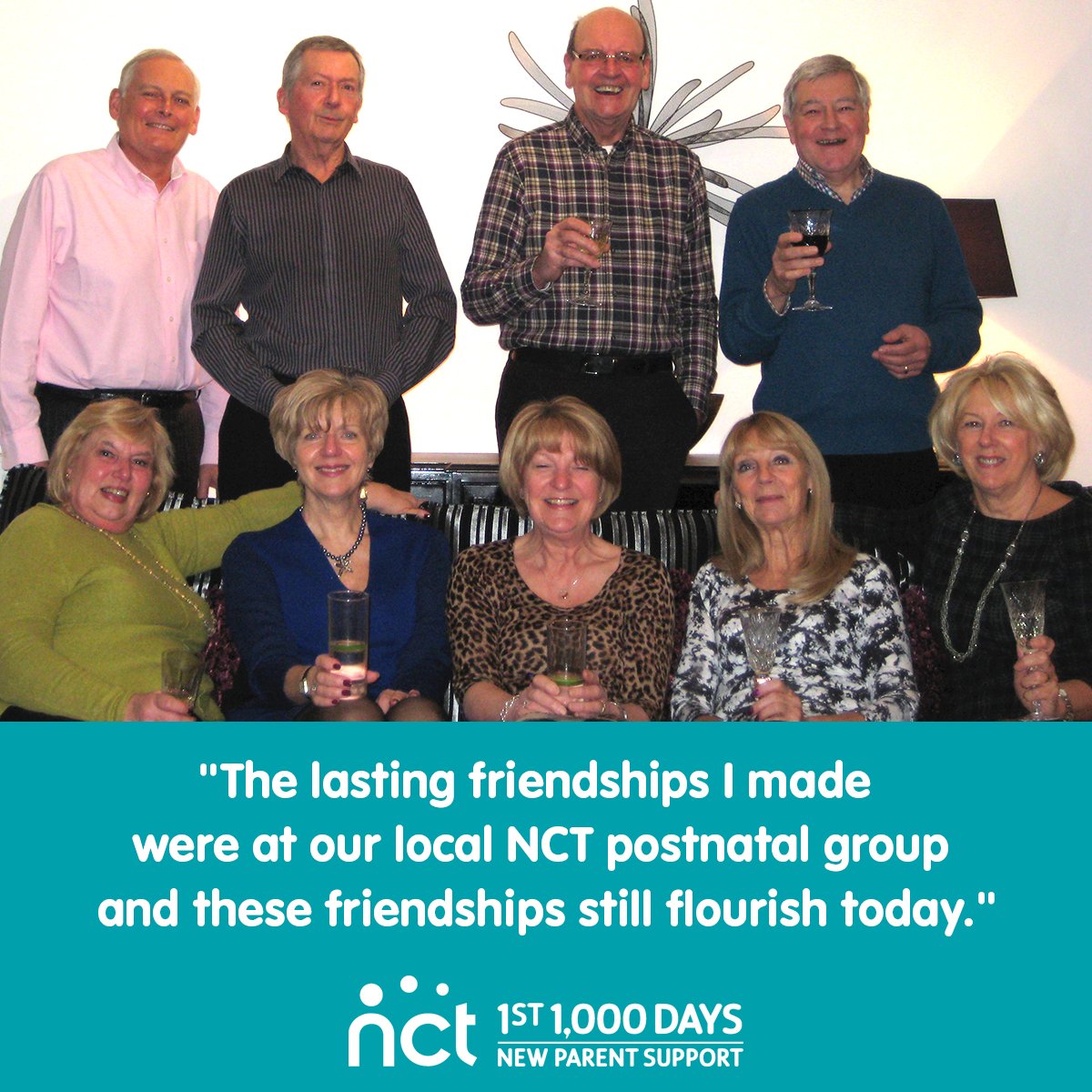 Your NCT group could become friends for life. Lynn and Michael share their NCT friendship story spanning 35 years: ow.ly/sxhe30byICl