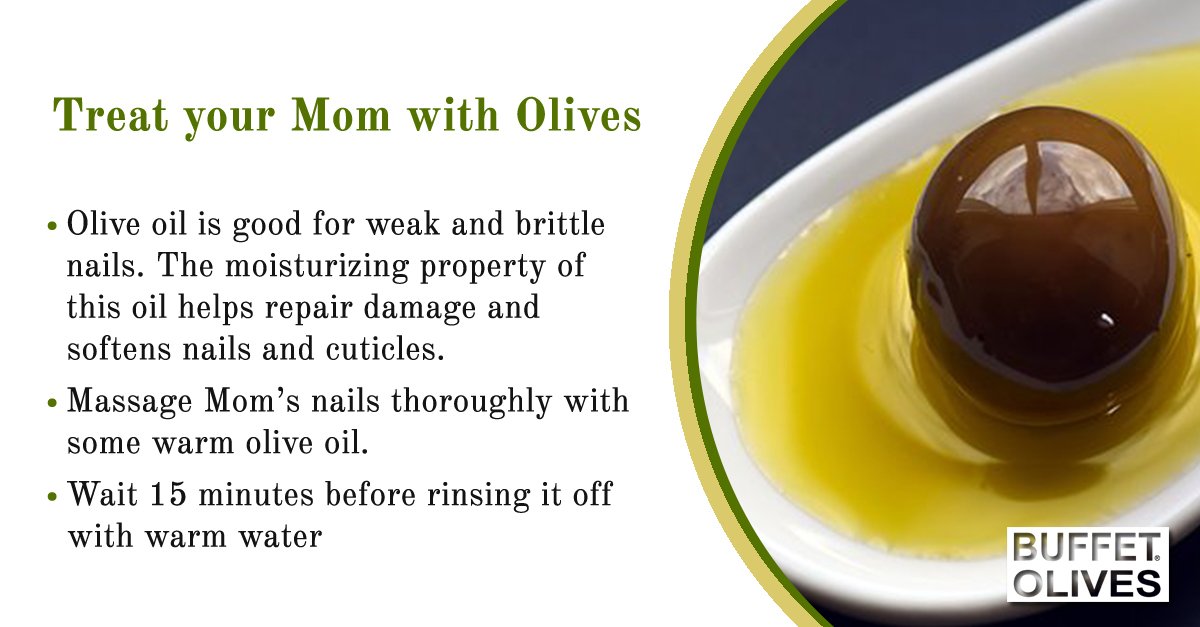BuffetOlives's tweet photo. Whether you wish to be Mom’s masseuse, hair stylist or nail care technician...Olive is the answer. 

Not just an olive, it’s a lifestyle. https://t.co/FDNV2Faiec