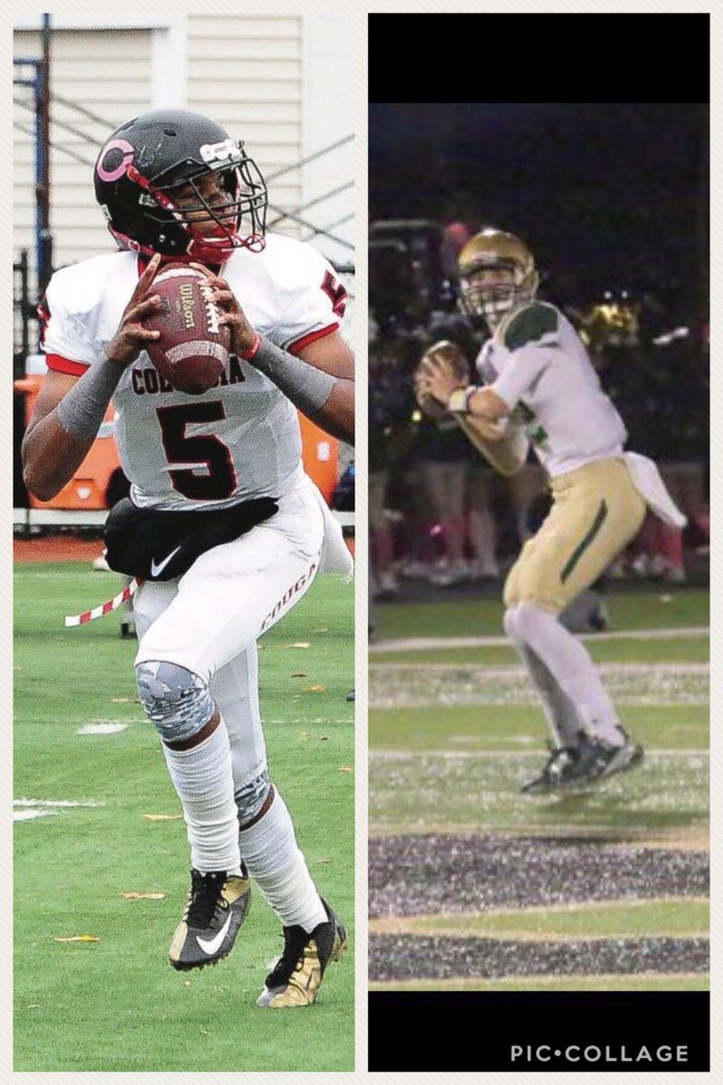 CoachSmokeNJ's tweet photo. Top Uncommitted QB's in NJ @Nickpatti12 St.Joes and @B5robinson Irvington -Who's Next?? #Elite #FBS #NJStandUp https://t.co/6LzJR5rhLZ