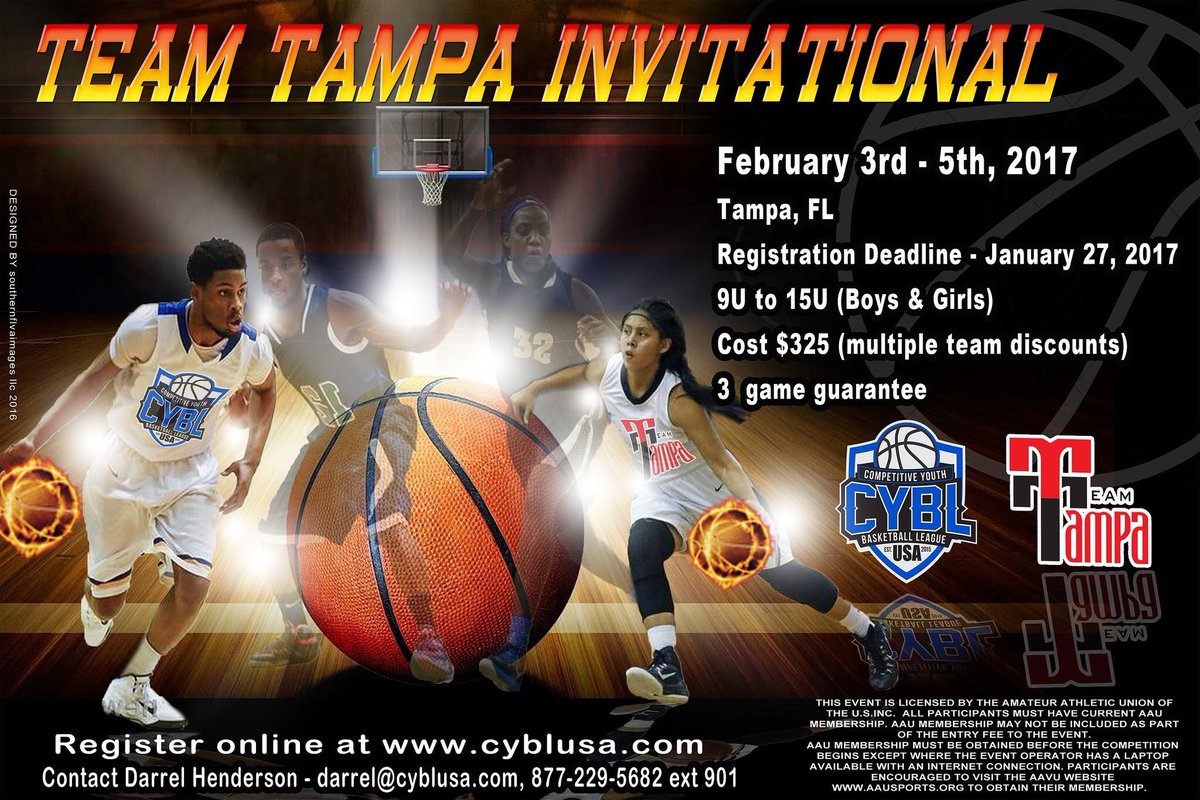 InHouseExposure's tweet photo. Salute 2 @TeamTampaHoops  @BAHElite @jarroyoSCE for hosting these quality Tampa events in 2017 #Supportthehometeam #2getherwecan https://t.co/3UENLFWyz0