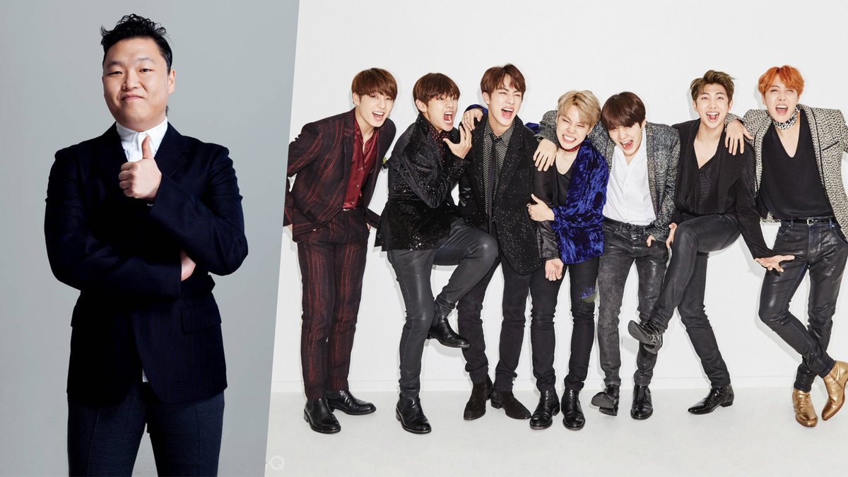 whenny91's tweet image. #PSY Praises #BTS And Gives Them Advice In Regards To Fame And Recognition Overseas
 ln.is/LFnfB by #soompi via @c0nvey