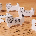 パンの袋を止めるアレの活用法!めっちゃかわいい猫大量発生!