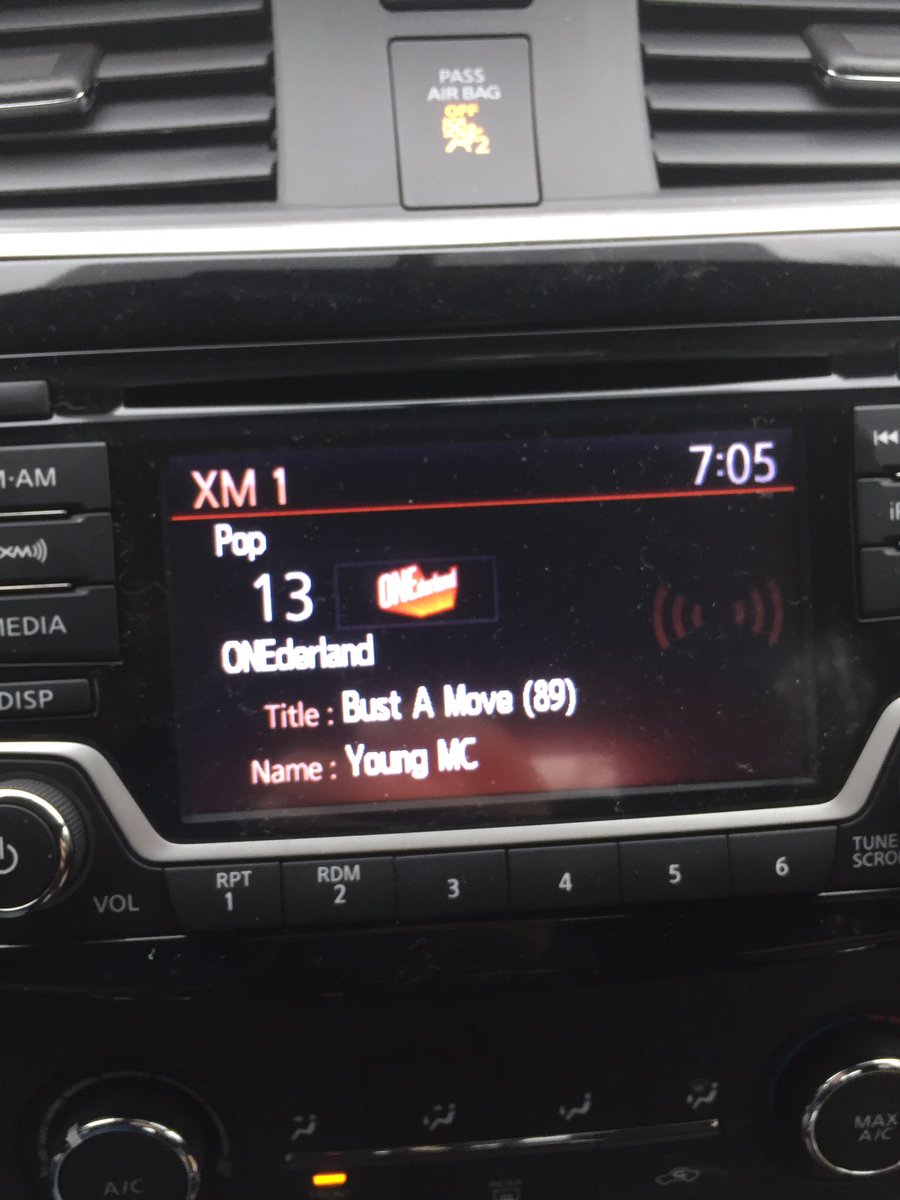 PazdziorkoMark's tweet photo. Thanks @SIRIUSXM ONEderland is such a fun channel to listen to. #onebigpophit https://t.co/z2oBoogy0N