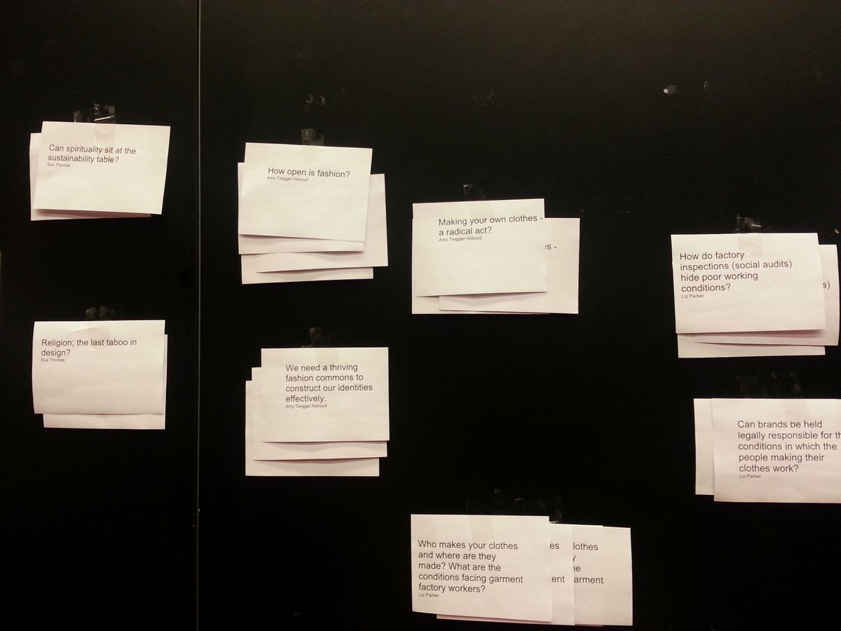 ´NATURE: Sustainability &amp; Fashion - a human library´a Better Lives Session at <a href="/LCFLondon/">London College of Fashion</a>  during #FashionRevolution buff.ly/2q4SJBD