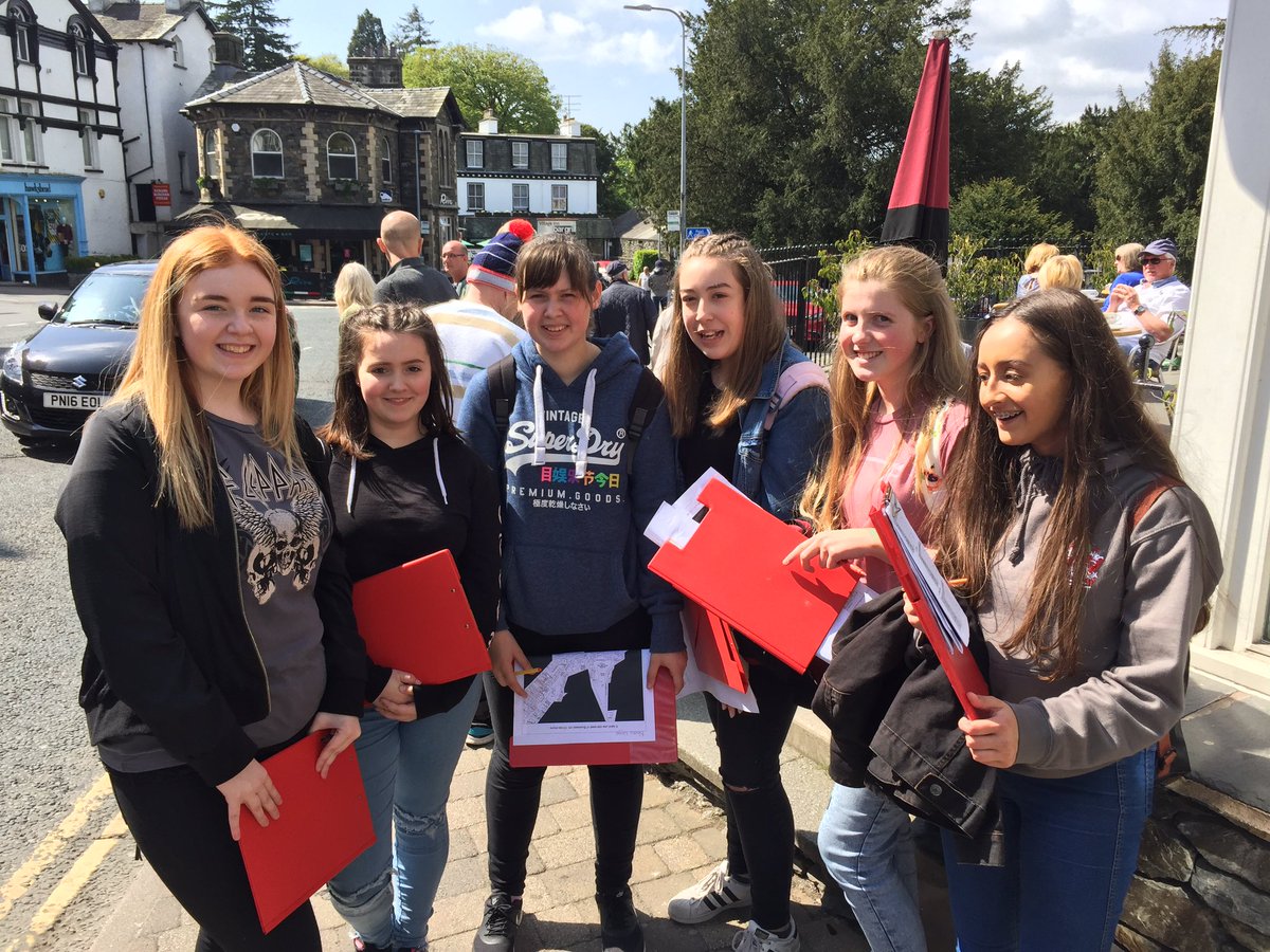 SaintAidansGeog's tweet photo. Hard at work collecting primary data. #humangeog #fieldwork https://t.co/9zFwQkhrzv