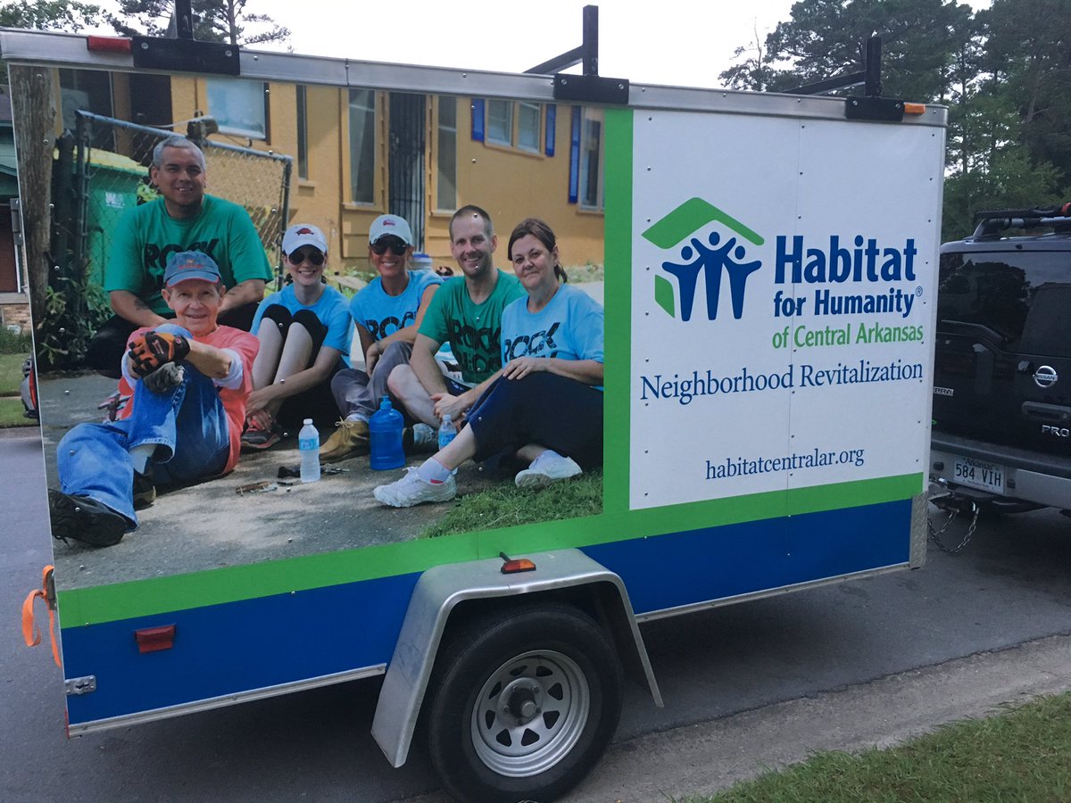 Look at the new siding! Here's a look at the progress <a href="/HabitatCentArk/">Habitat for Humanity</a> has made during their Women's Build. How you can get involved NEXT.