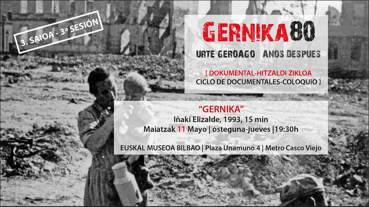 euskalmuseoa's tweet photo. Aste honetan zine zikloaren saio berri bat izango dugu! Zatoz! https://t.co/IlgJuFGXUE
#zikloa #gernika #bilbo #euskal #museoa https://t.co/y0MVAM89ok