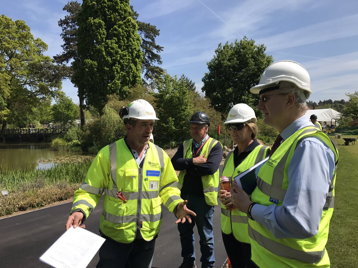 GroundControlGC's tweet image. Witnessed #healthandsafety site audit today at @RHSWisley where we are carrying out #LandscapeConstruction works. All good 👍🏼