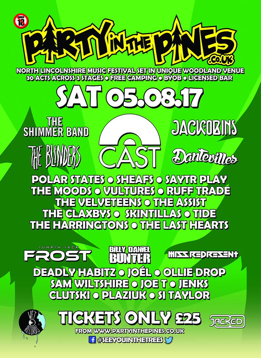 Cast (@castofficial) on Twitter photo Cast are heading to the woods of North Lincolnshire for <a href="/PartyInThePines/">Party In The Pines</a> on August 5th. partyinthepines.co.uk Cast are heading to the woods of North Lincolnshire for <a href="/PartyInThePines/">Party In The Pines</a> on August 5th. partyinthepines.co.uk