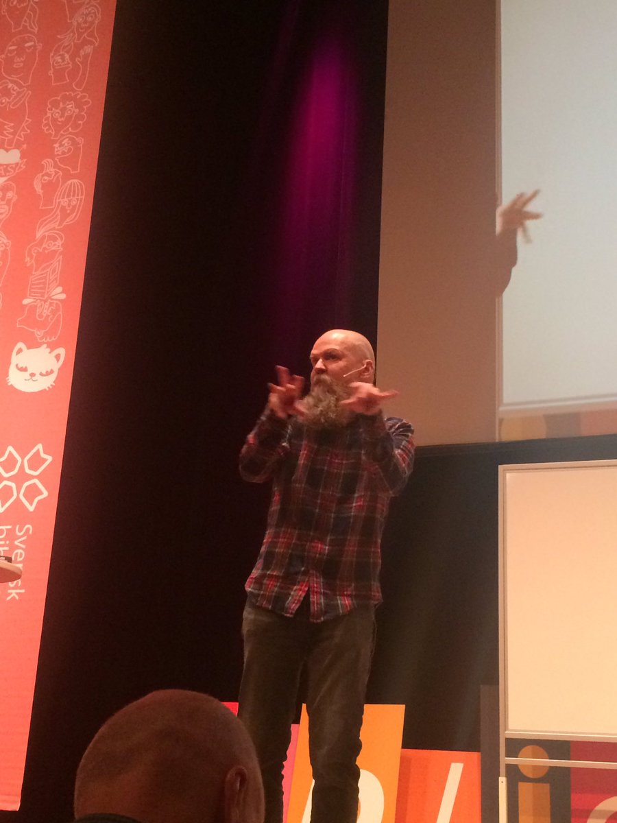 Framtidsspaning med en viftande Alexander Baard #bibldag17