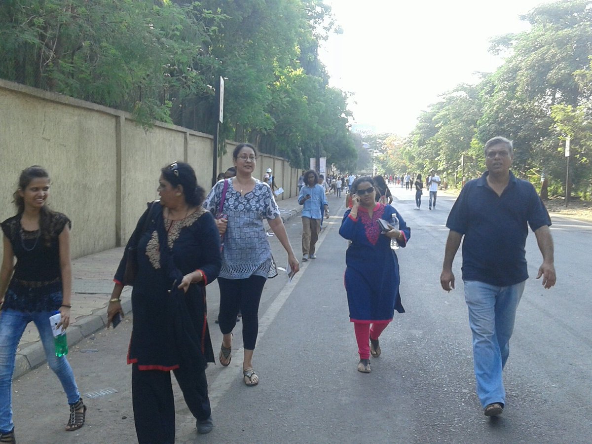 People of all age groups attending the Justin Beiber concert #thepurposetour @HTMumbai