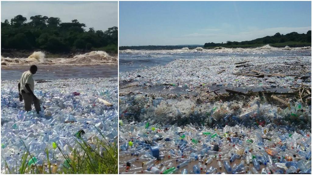 sealifecom's tweet photo. 😮 Plastic bottles in the Congo River, Kinshasa, DRC ~> https://t.co/T2DKjmz95h #pollution #cleanseas #oceanrescue by #Seasaver https://t.co/EOjPta8scQ