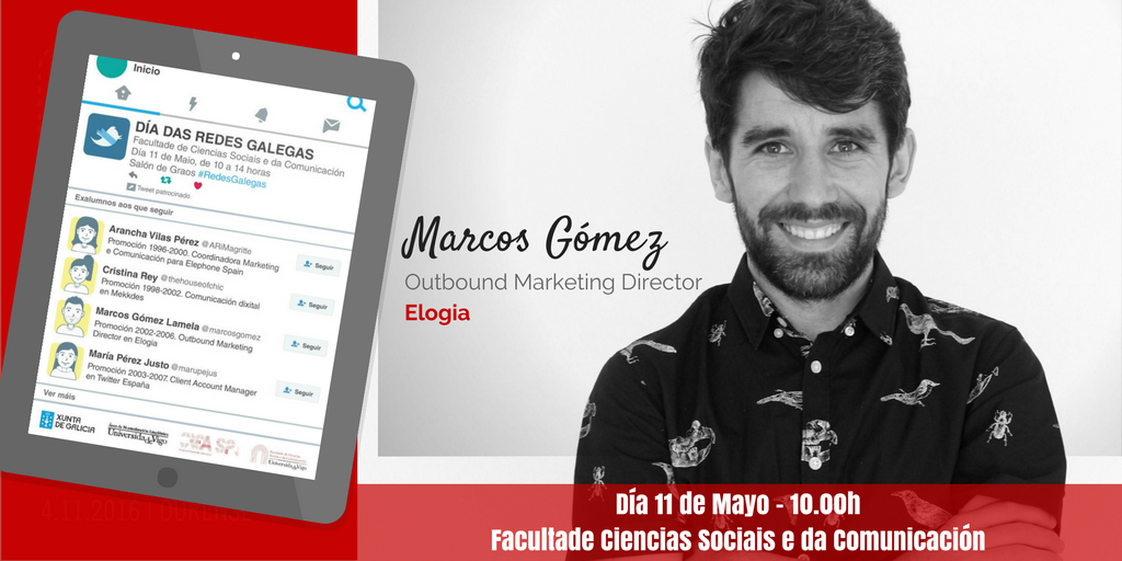 Si aun no sabes en qué te quieres especializar(y quieres salir de dudas) no te pierdas a <a href="/marcosgomez/">Marcos Gómez</a> en el #SocialMediaDay #RedesGalegas 😉