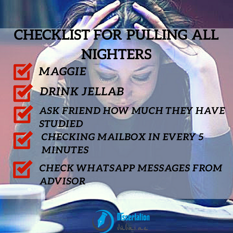 dissertationai's tweet image. HAVE YOU INCLUDED ALL THIS IN YOUR MIDNIGHT CHECK LIST? #dissertationdubai #checklist #midnight #coffee #studies #phdlife #overloaded
