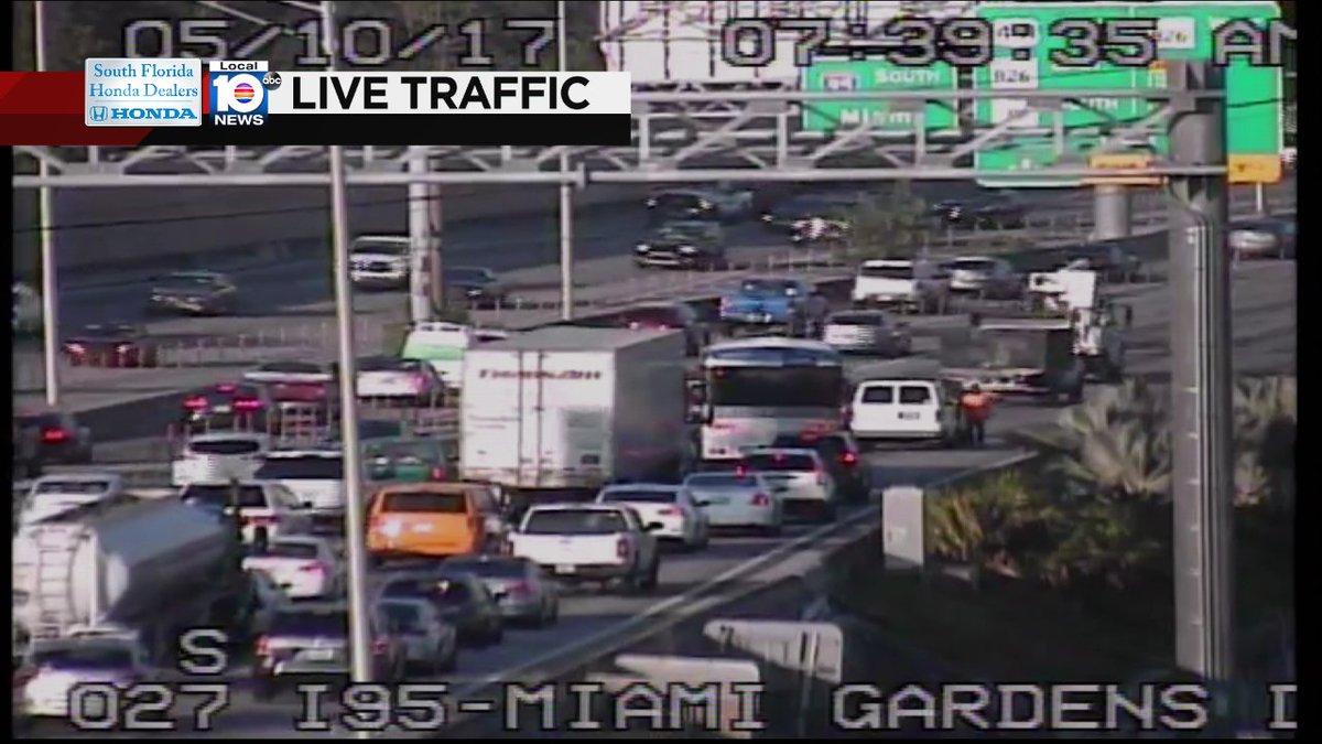 Crash on I-95 SB at Miami Gardens Dr #traffic https://t.co/AIDsAbskP2
