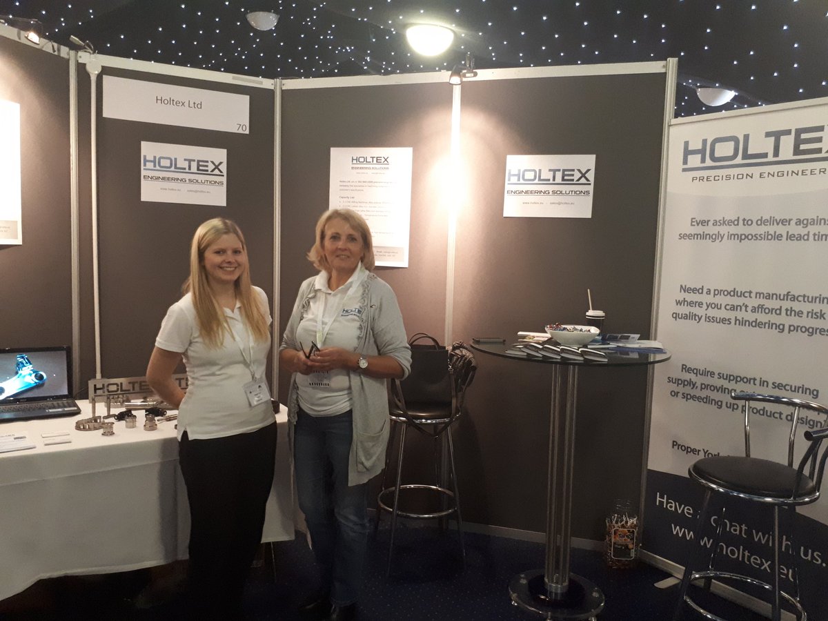 Be sure to check out <a href="/HoltexPrecision/">Holtex</a> on Stand 70 <a href="/ManufYorkshire/">Manufactured Yorks</a> #MIYEXPO17 - Great stand and team! #ukmfg
