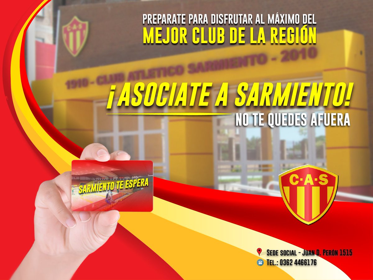Hacete socio en el mejor CLUB Deportivo!