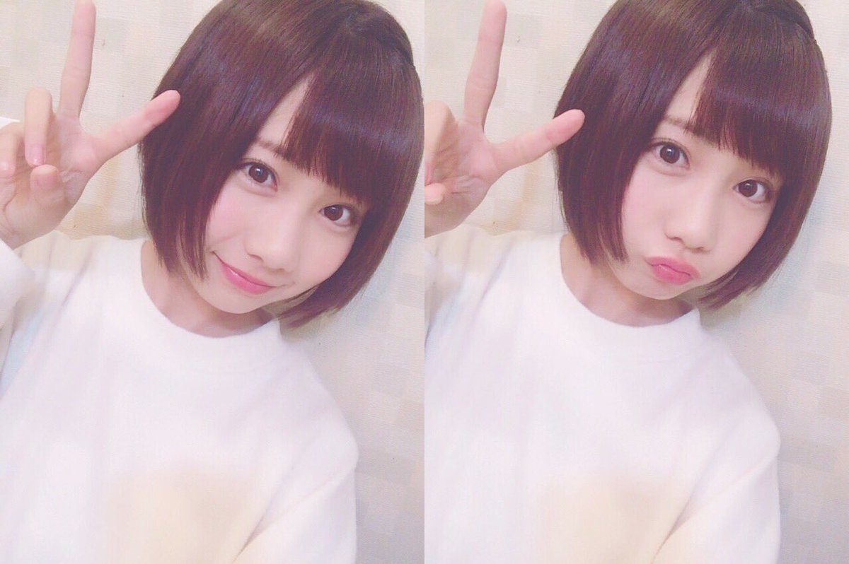 きりたんぽ ショートになったよ だいぶバッサリ 色も暗くした みんなぜひ サロンドミルクへ