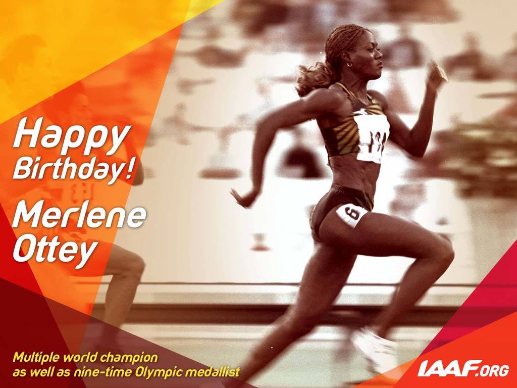 Happy birthday to Merlene Ottey! 
More:  