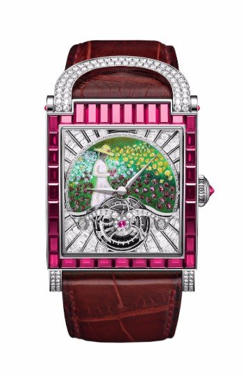 cheek2chic's tweet photo. Watchmaking & "craftswomanship": making an exquisite #Delaneau Scarlett timepiece, a combination of pointillisme d’émail & silver cloisonné https://t.co/P5Lv9r0CZv