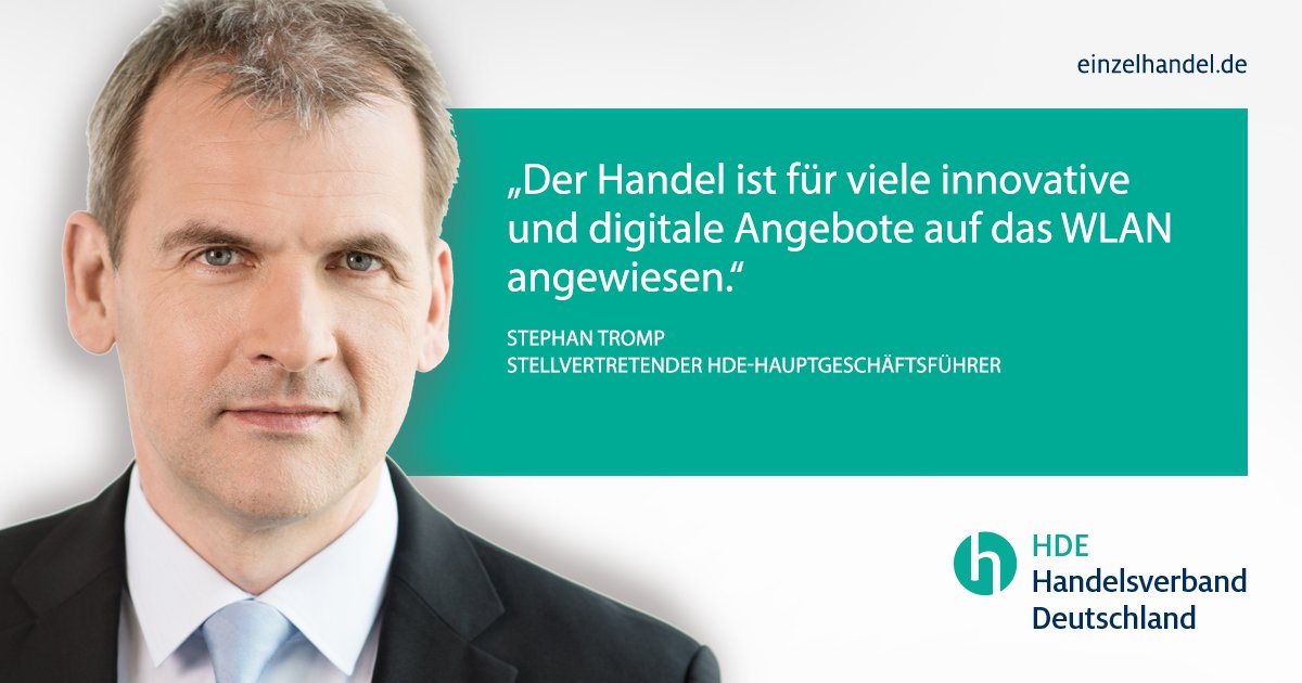 handelsverband's tweet image. #Telemediengesetz im #Bundesrat: #Handel fordert praktikable Auflagen für #WLAN bit.ly/2pyEns9
