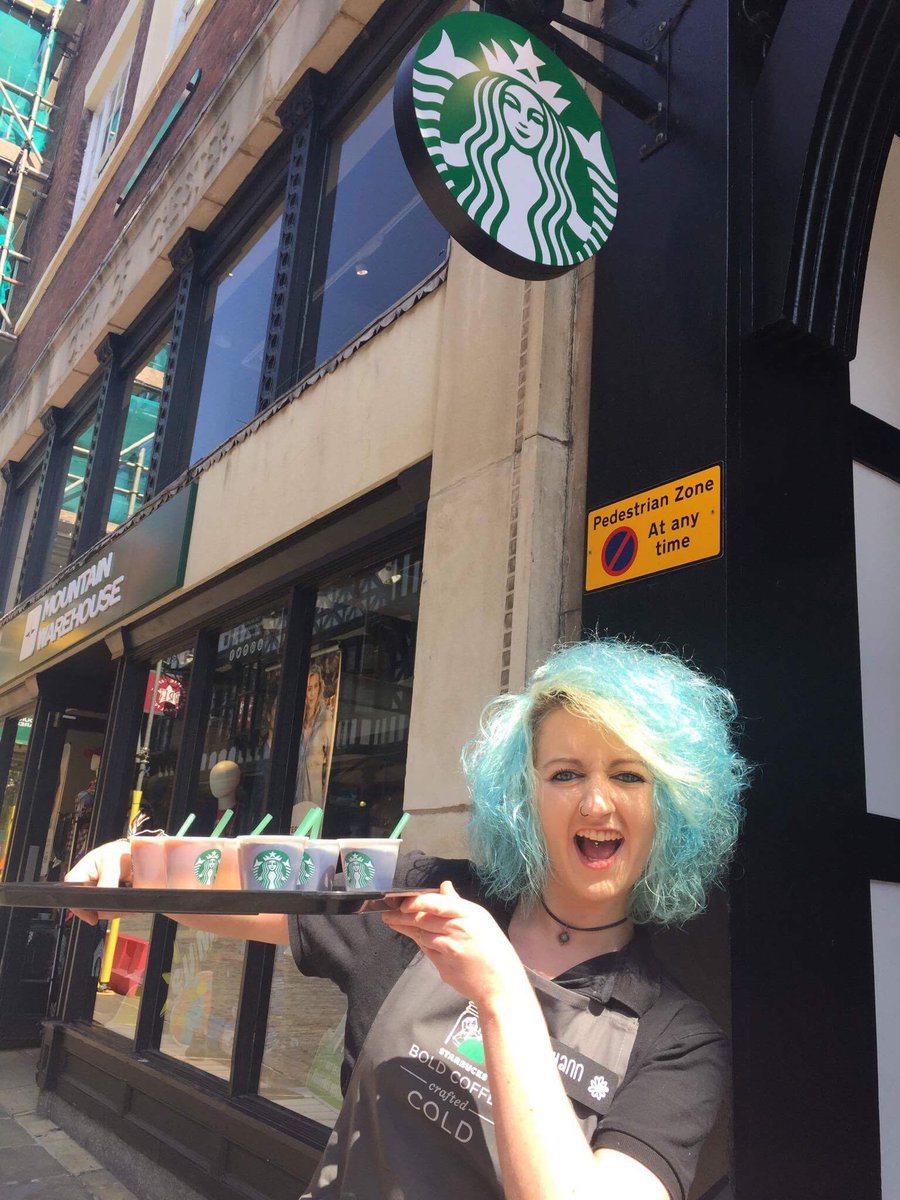 SBuxChester's tweet photo. Join Coffee Master Ryann today in celebrating #coldcraft Try our new Cold Brew and Sweet Vanilla Cold Brew #partnercraft #starbucks #chester https://t.co/40Y4aqex8T