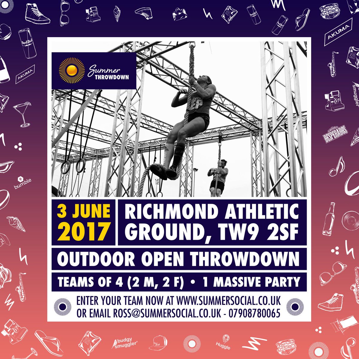 Summer Social LDN ☀️ (@summersocialldn) on Twitter photo <a href="/CFShapesmiths/">CrossFit® Shapesmiths</a> will be down at the Summer Throwdown 2017! best of luck, who's taking home this years title?! 🏆 <a href="/CFShapesmiths/">CrossFit® Shapesmiths</a> will be down at the Summer Throwdown 2017! best of luck, who's taking home this years title?! 🏆