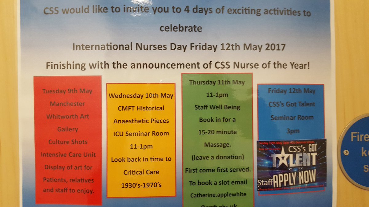 Busy week celebrating our nurses #IND2017 #CSS <a href="/CMFTNHS/">CMFTNHS</a> <a href="/cmftchiefnurse/">mcintyregentry</a>