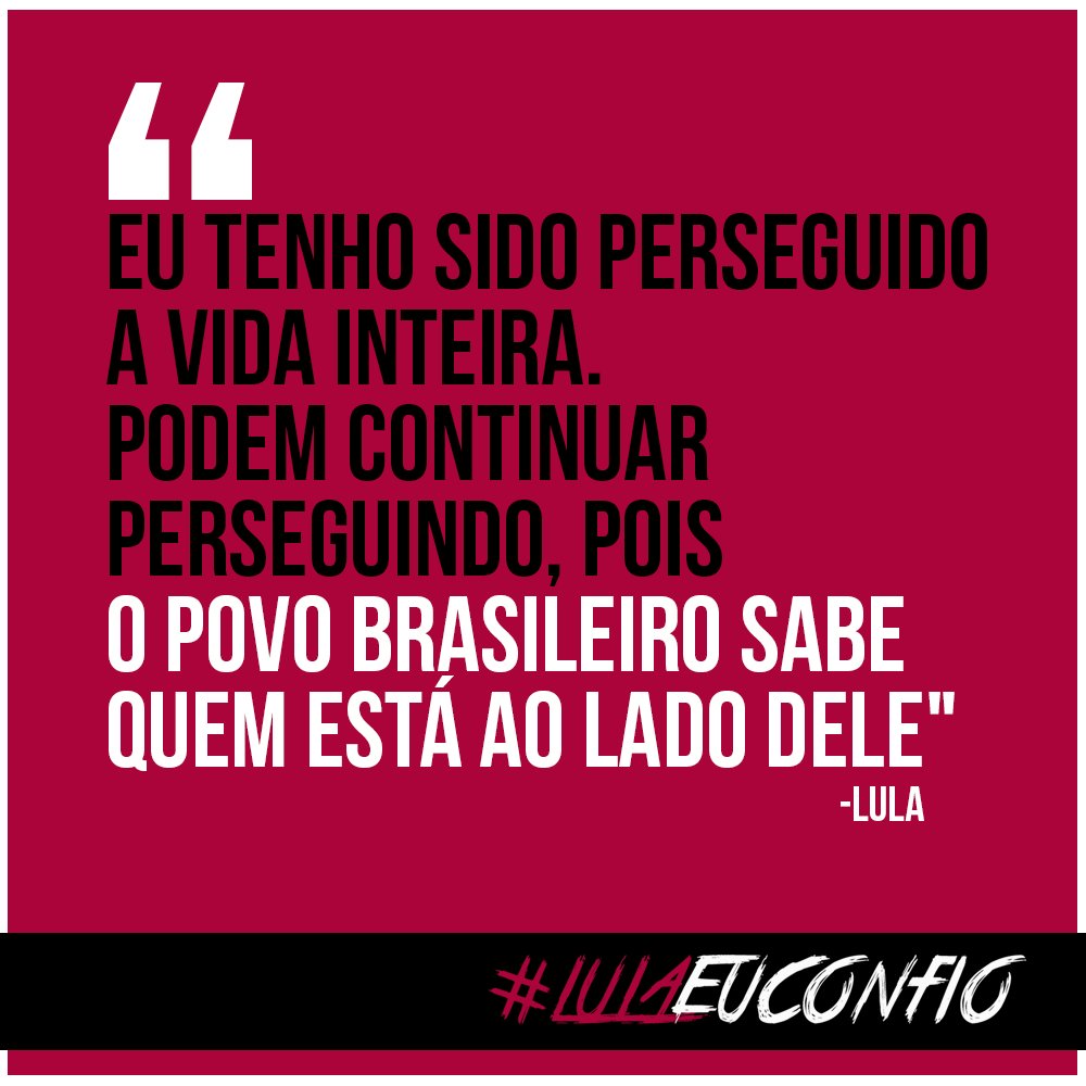 lindberghfarias's tweet photo. A força do povo vai evidenciar a verdade! #LulaEuConfio https://t.co/TcFpn44TUQ