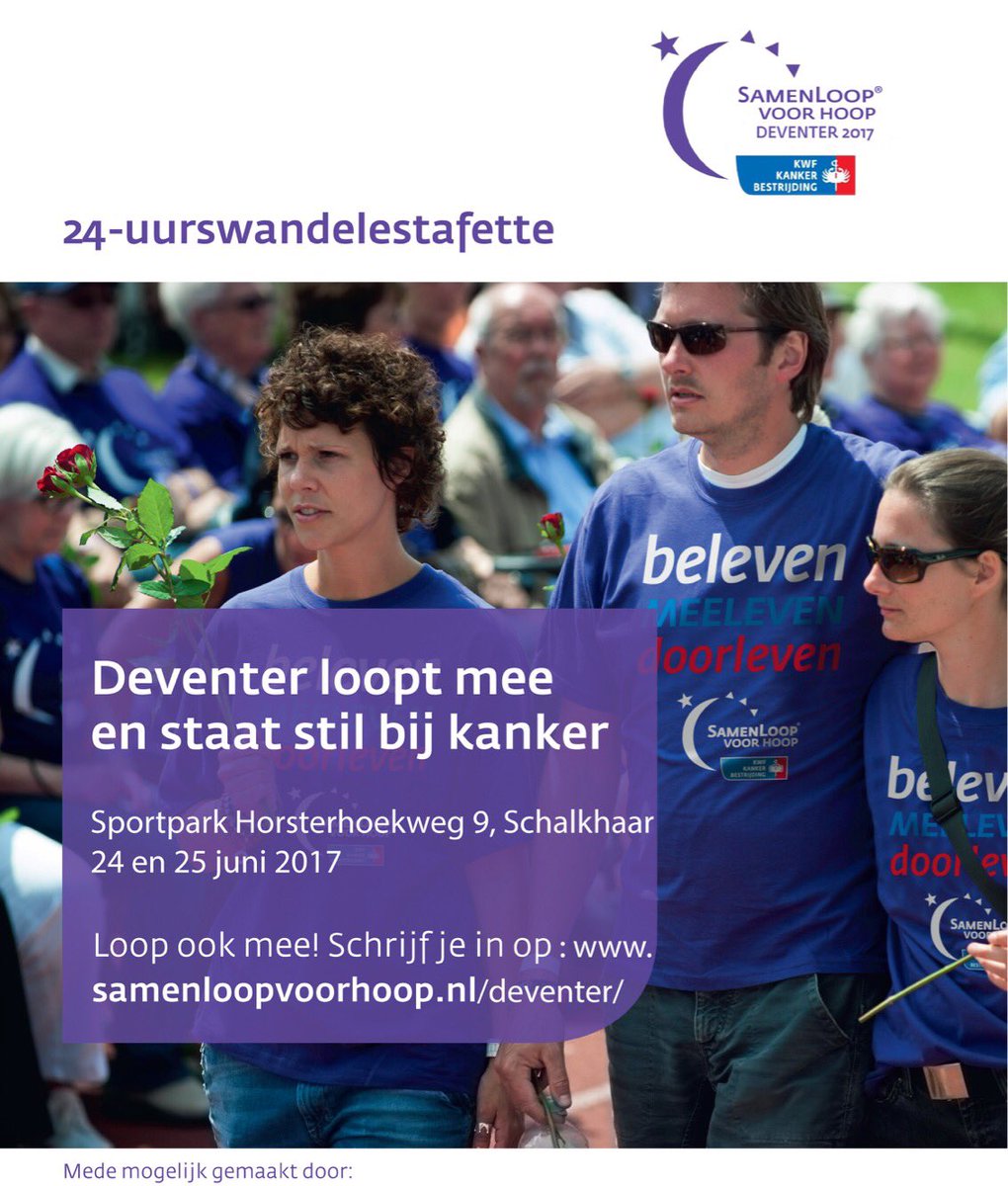 SamenloopD's tweet image. Op 23 mei infoavond bij @SVSchalkhaar over SamenLoop voor Hoop op 24/25 juni. Vanaf 20:00 uur ben je welkom. Voorafje @SchalkhaarLife