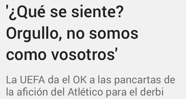 Que perdedores, la madre que me parió