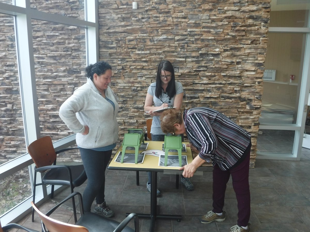 archtech2017's tweet photo. Air photo interpretation lab with stereoscopes. CCNB Arch Tech lvl 1. Wela'lin, Merci, Thank you. #UniversitedeMoncton geography&amp;history https://t.co/vIFU8rMzDH