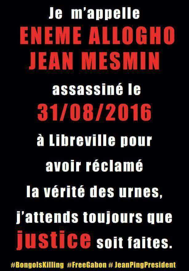 liloulaliloula2's tweet photo. Le peuple #Gabon ais attend toujours que justice soit faites @ONU @amnesty @EmmanuelMacron @canardenchaine @N24 @lemonde  #bongoiskilling https://t.co/Wge9pyYq9V