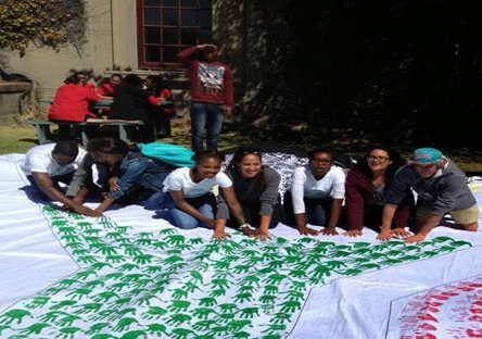 On March 21 We <a href="/UCT_news/">UCT</a> gathered at the university grounds to create a freedom flag