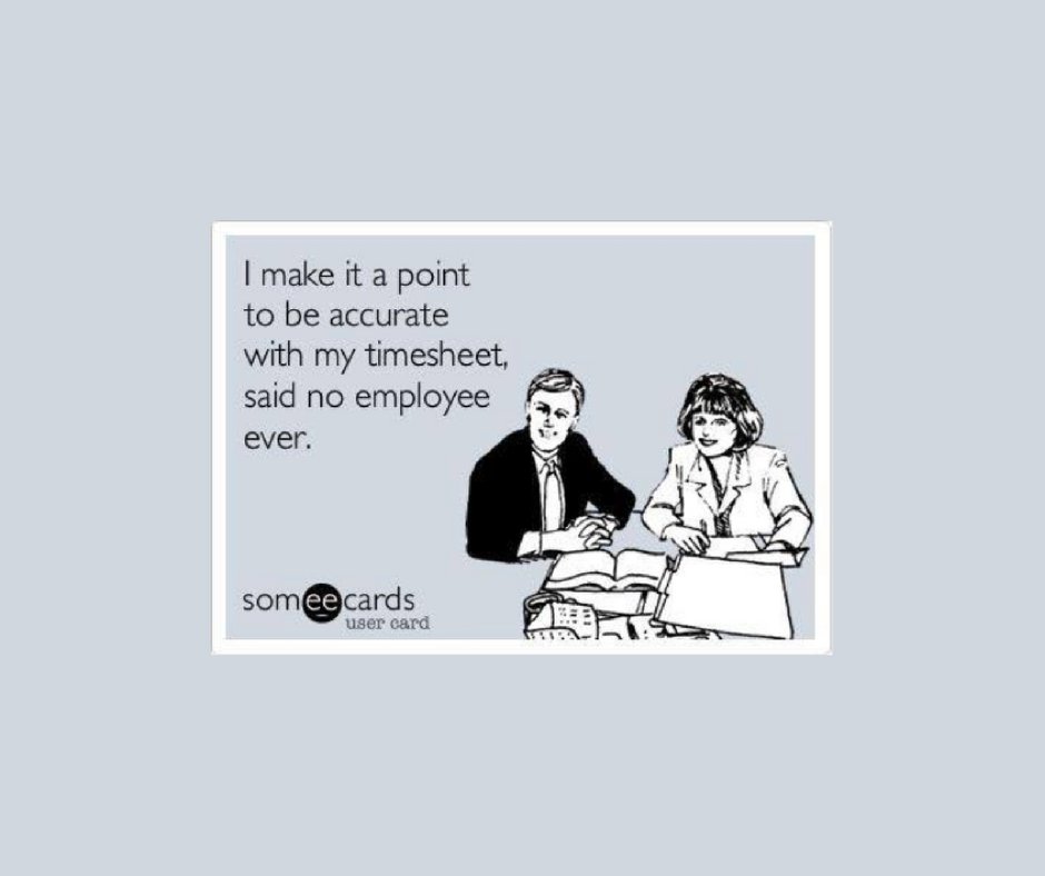 brigadebookkeep's tweet image. A little #BookkeepingHumor goes a long way on a Friday. 
#Timesheets #FridayFunny