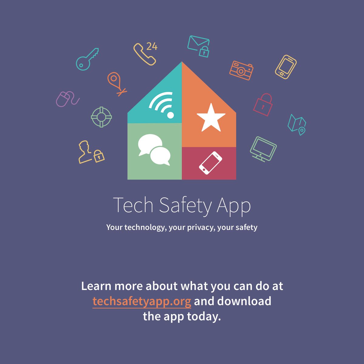 nnedv's tweet photo. #TechSafetyTip: Download our app! Learn more about how to increase privacy & hold offenders accountable: https://t.co/V5gWA91Y8E #techsafety https://t.co/9Qu1asT4da